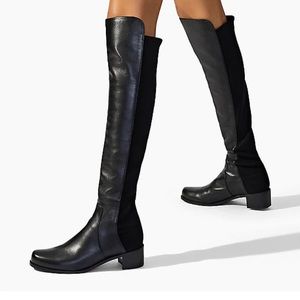 Stuart Weizman Reserve Black Leather Boots